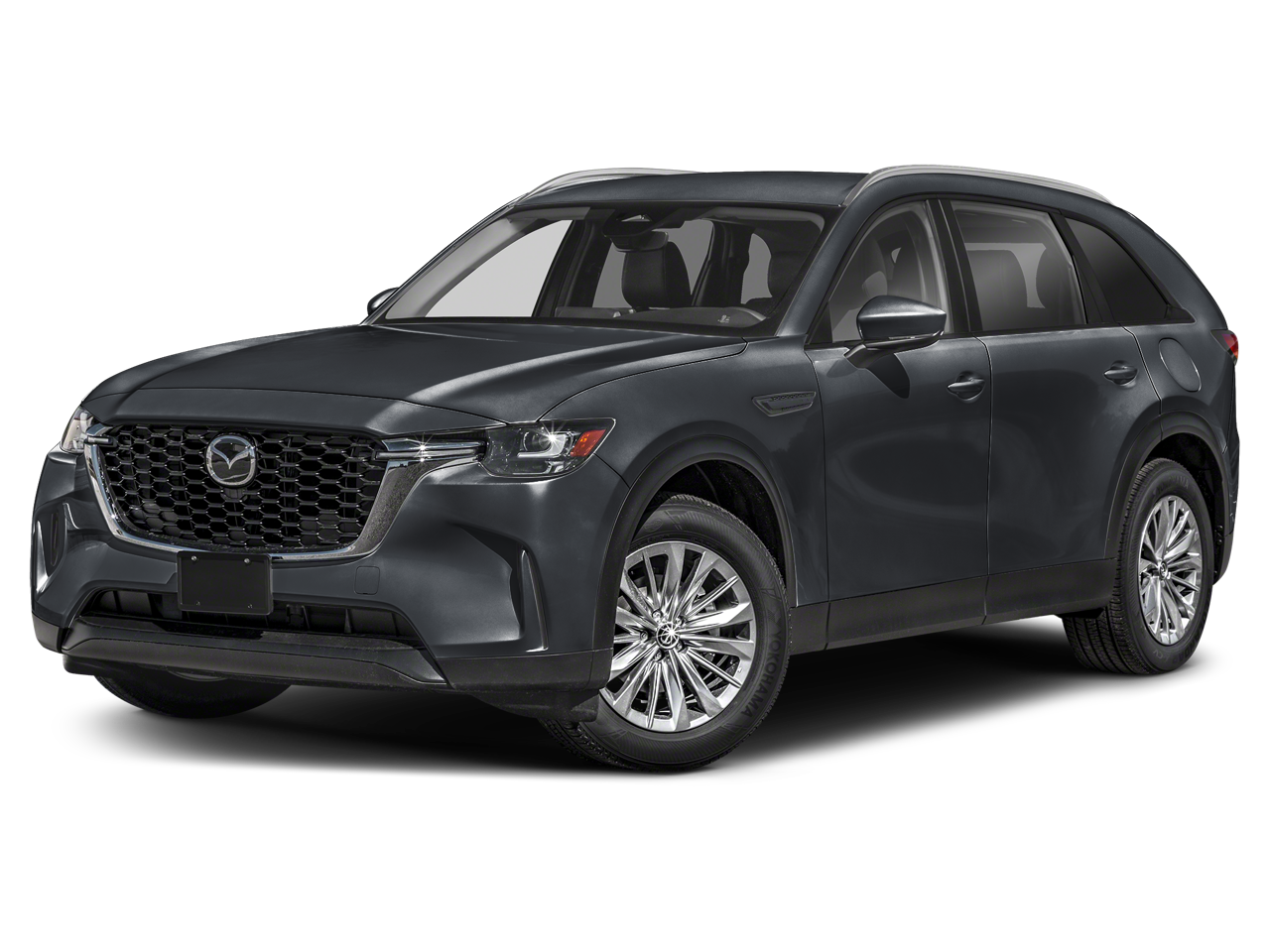 2024 Mazda Mazda CX-90 3.3 Turbo Select in Jet Black Mica — front three-quarter view