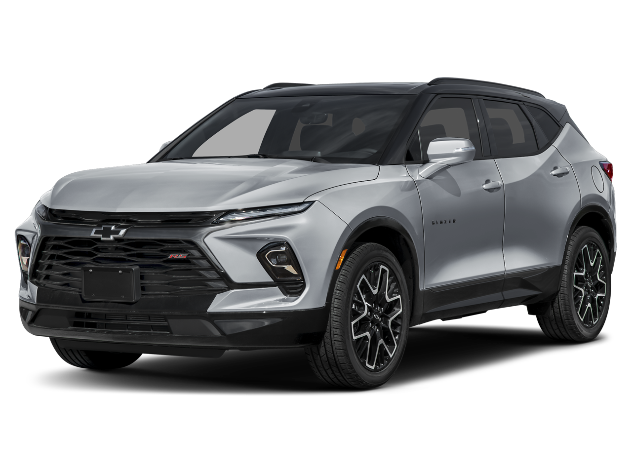 2026 Chevrolet Blazer RS in Sterling Gray Metallic — front three-quarter view