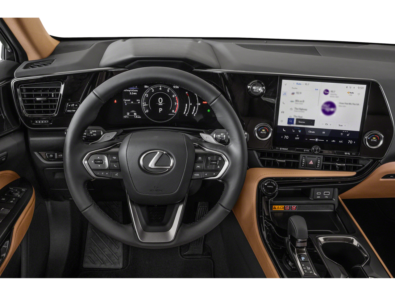 2025 Lexus NX — interior view