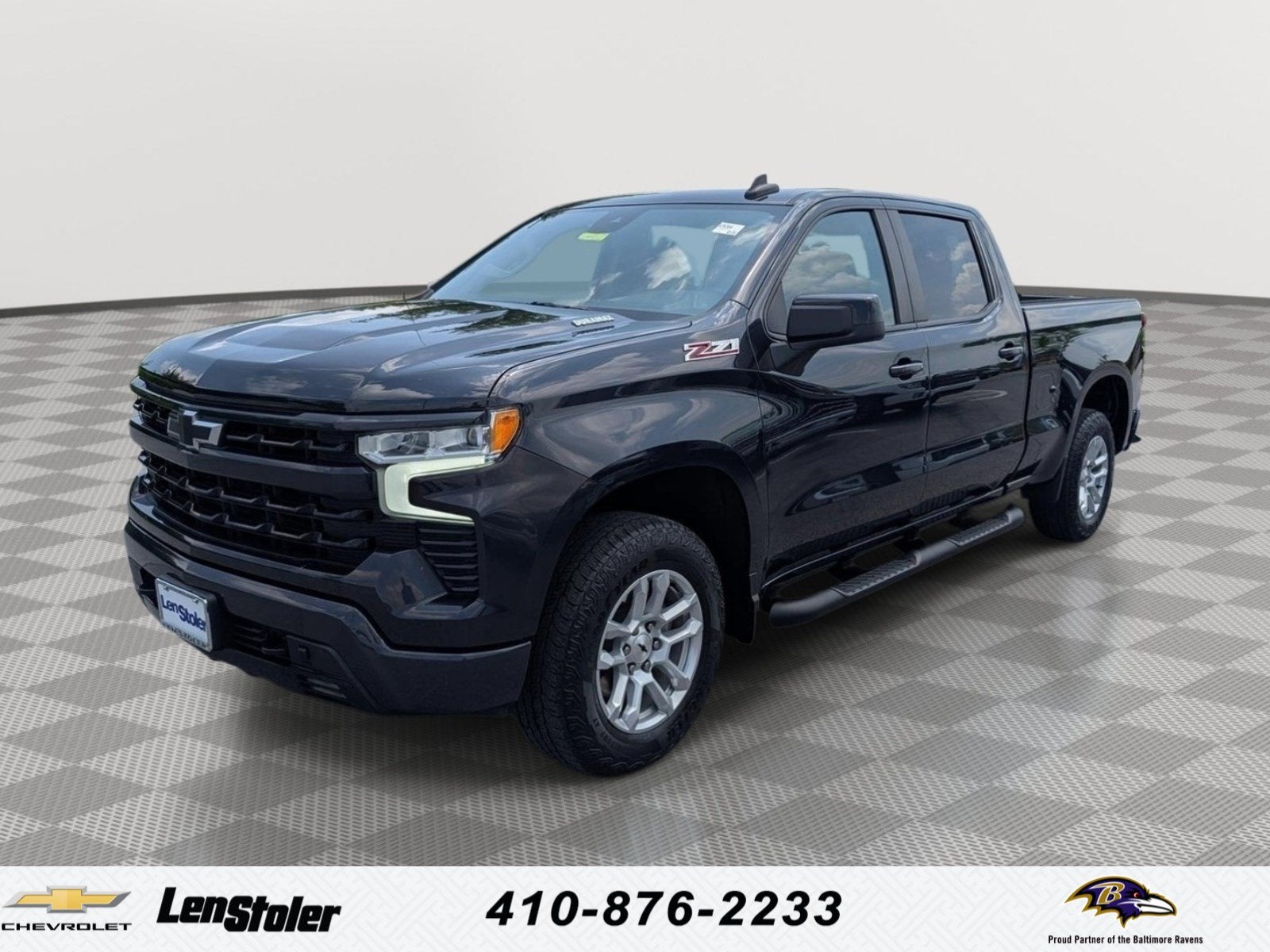 2023 Chevrolet Silverado 1500 RST in Dark Ash Metallic — front three-quarter view