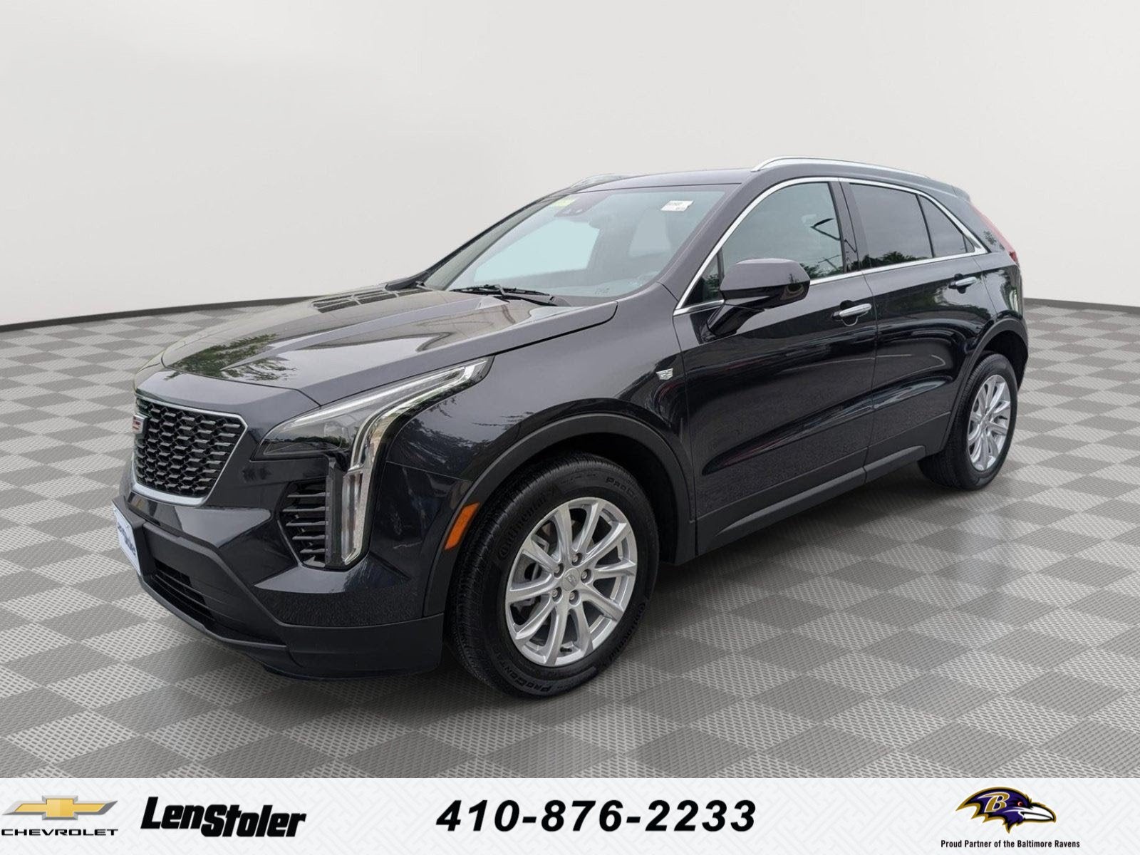 2023 Cadillac XT4 Luxury in Galactic Grey Metallic — front three-quarter view