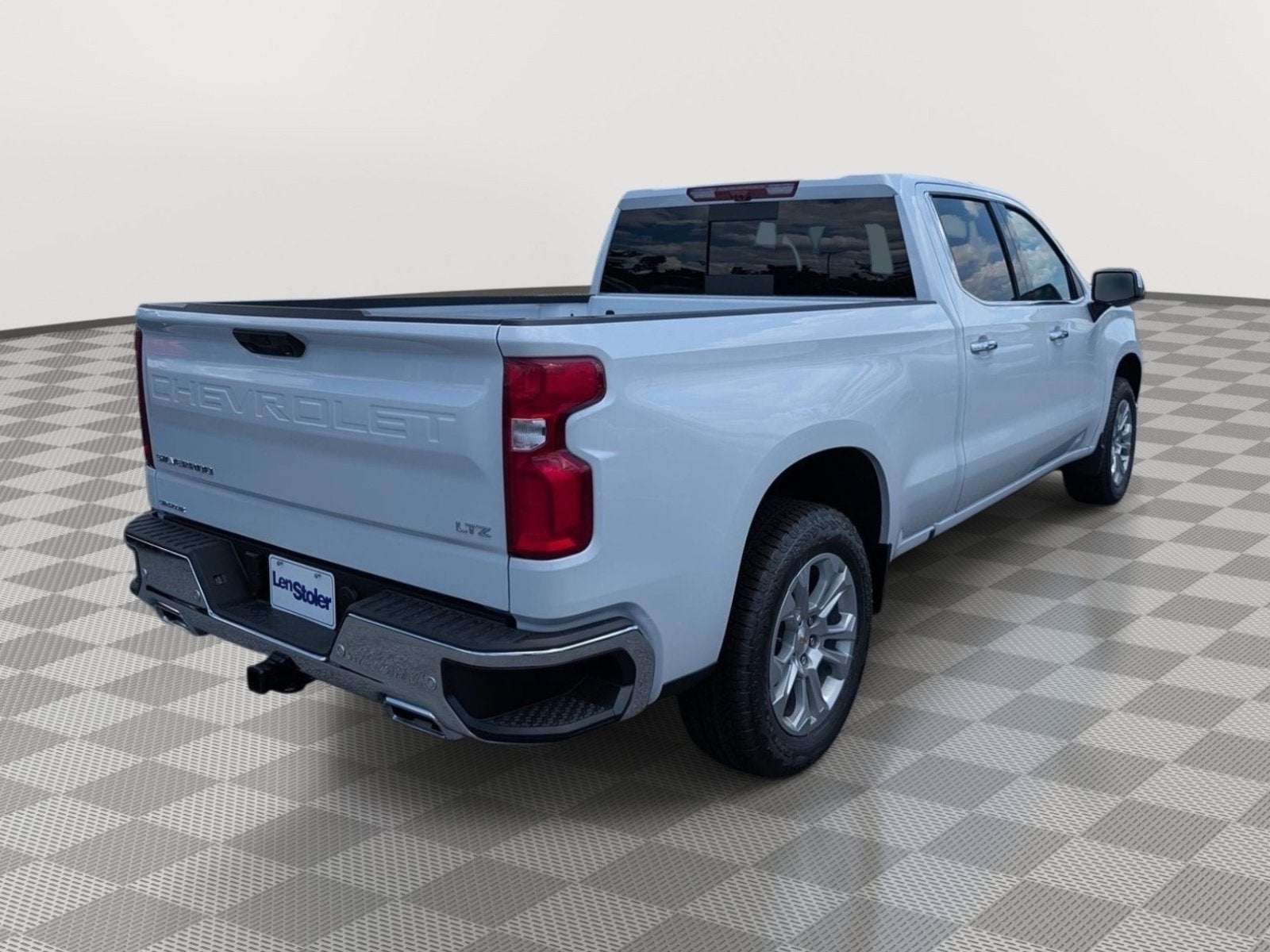 2026 Chevrolet Silverado 1500 — rear three-quarter view