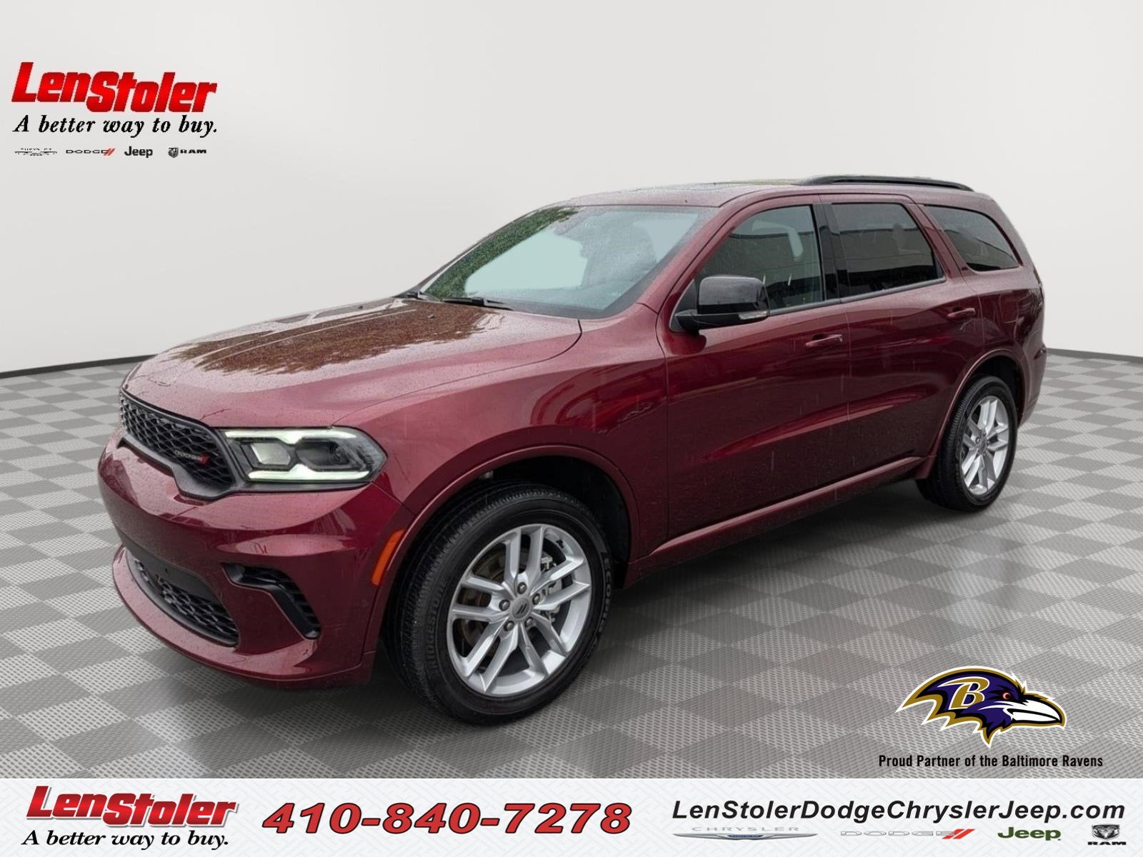 2024 Dodge Durango GT Premium in Octane Red Pearlcoat — front three-quarter view