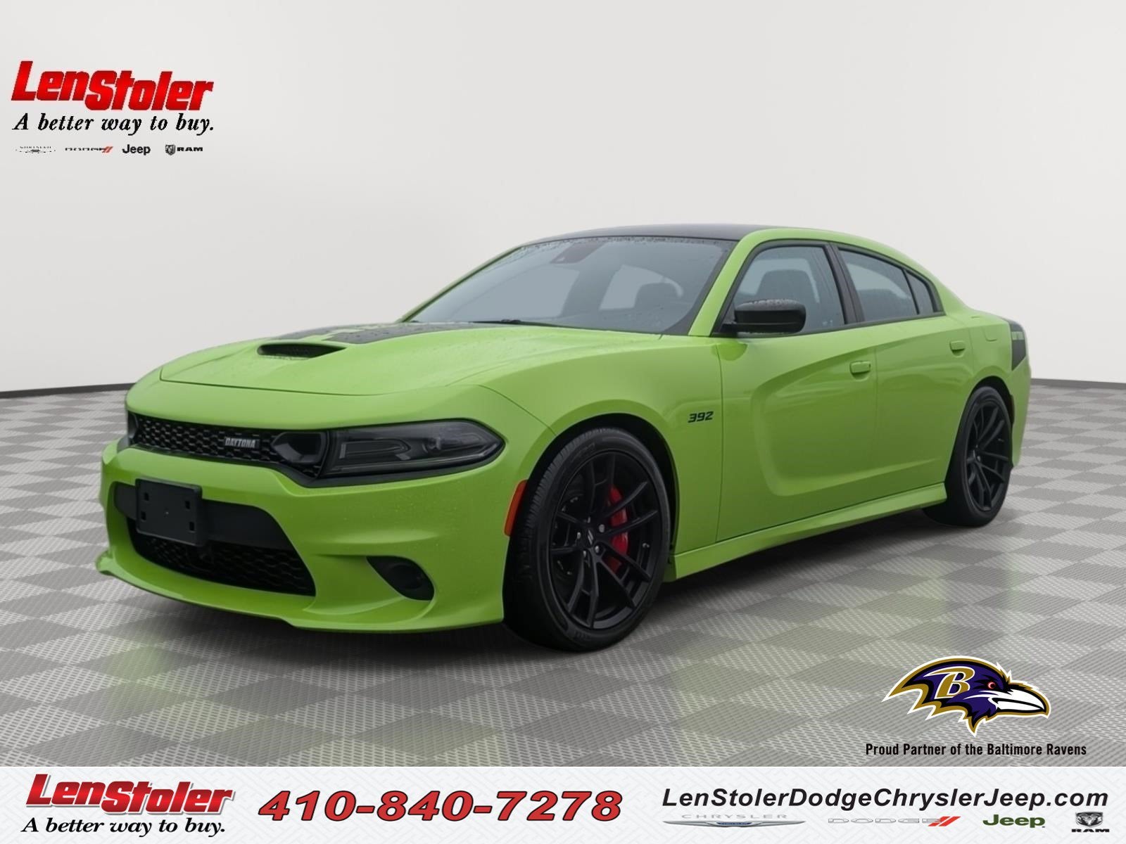 2023 Dodge Charger Scat Pack in Sublime Metallic Clearcoat — front three-quarter view