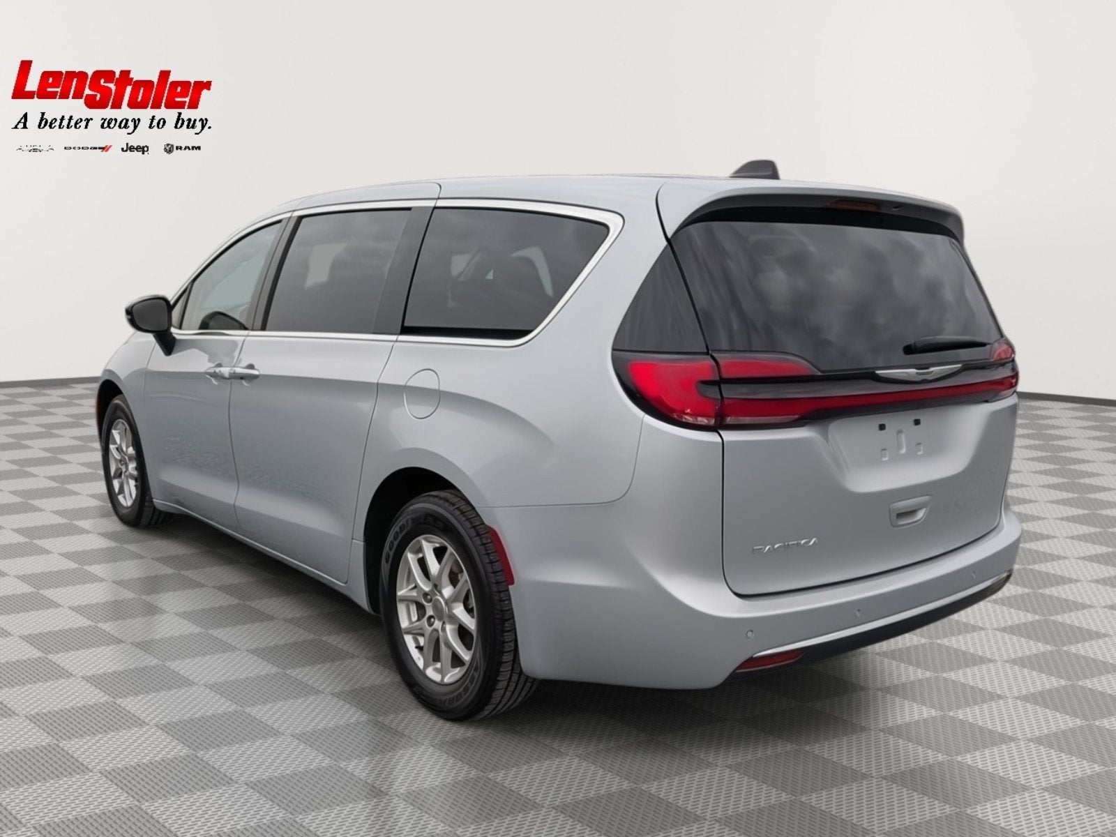 2024 Chrysler Pacifica — rear three-quarter view