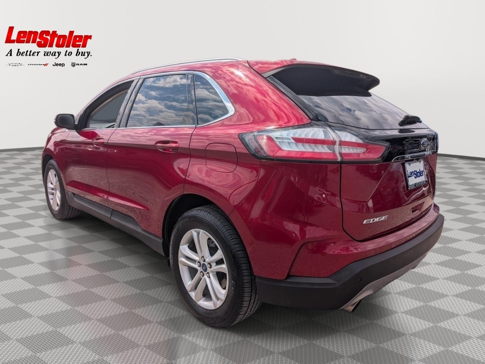 2019 Ford Edge — rear three-quarter view