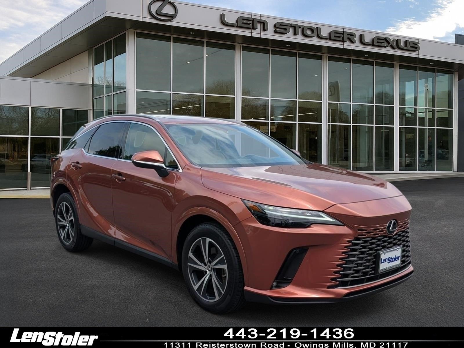 2025 Lexus RX 350 Premium AWD in Copper Crest — front three-quarter view