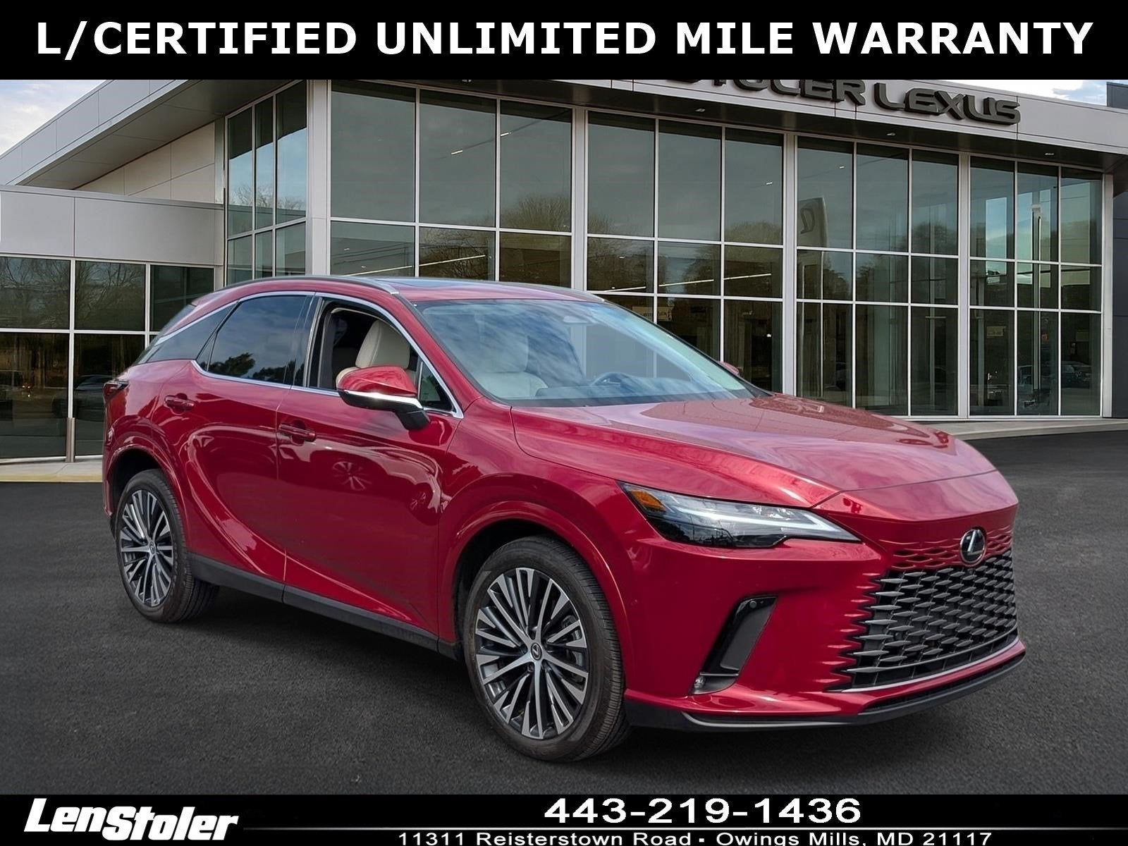 2024 Lexus RX RX 350 Premium in Matador Red Mica — front three-quarter view