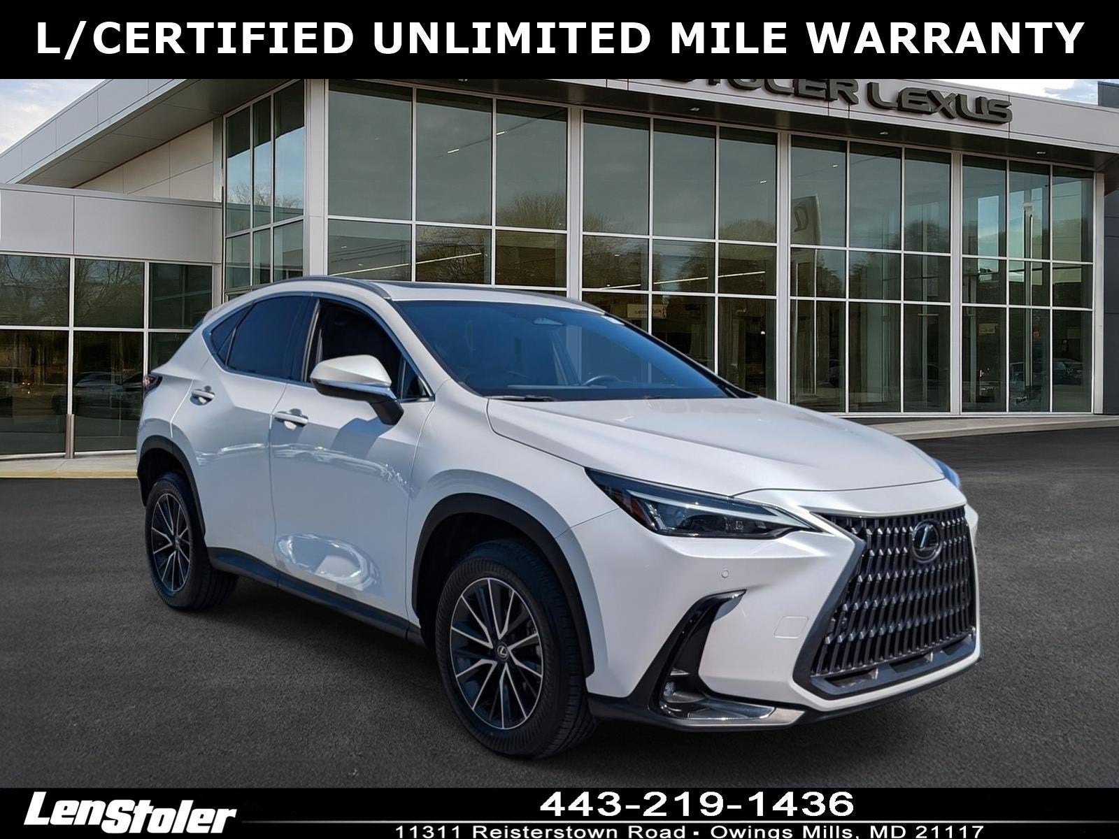 2024 Lexus NX 350 Premium AWD in White Pearl — front three-quarter view