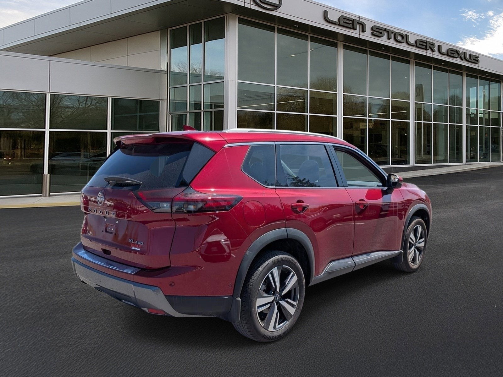 2024 Nissan Rogue — rear three-quarter view
