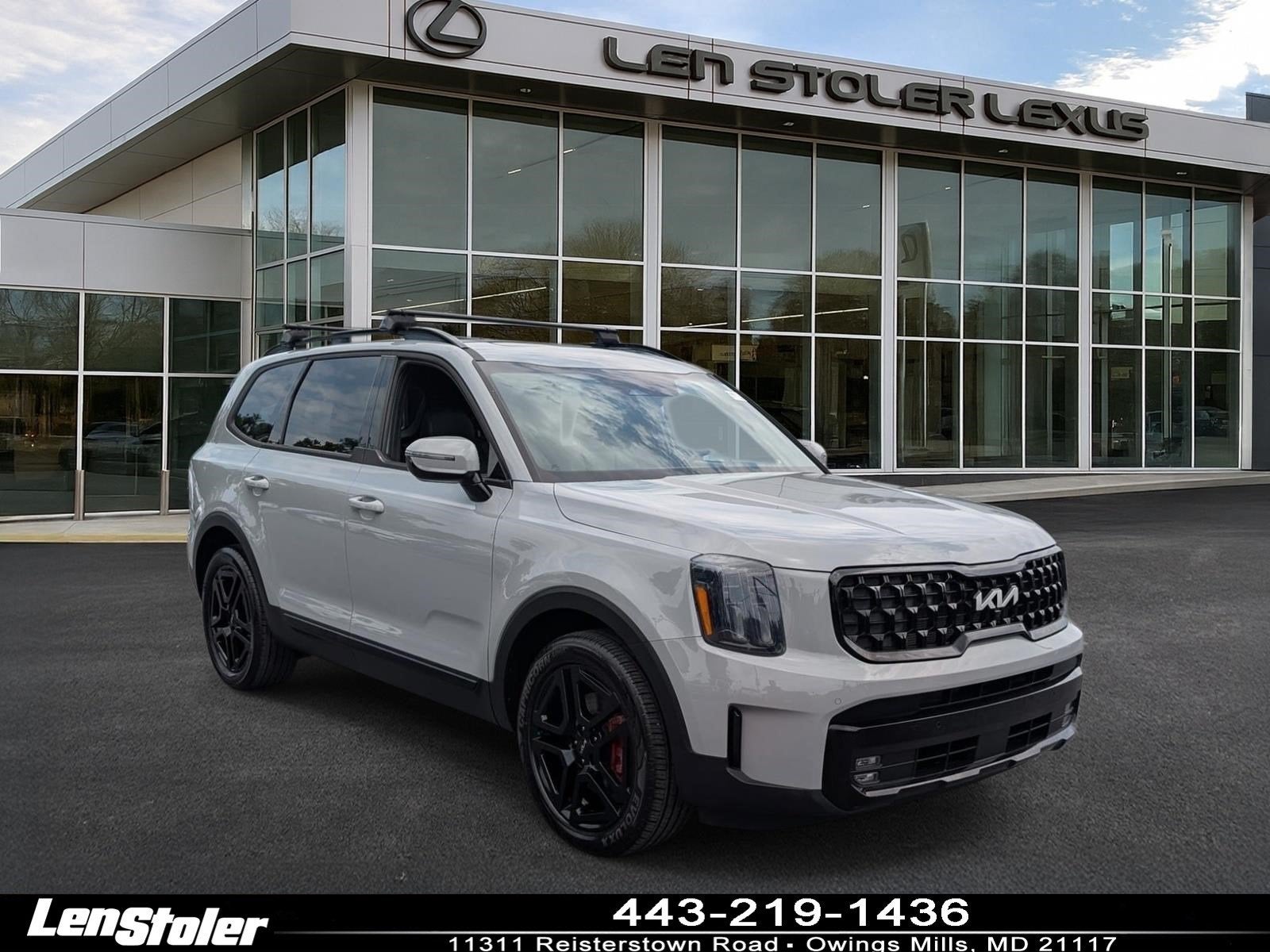 2024 Kia Telluride SX X-Line in Wolf Gray — front three-quarter view