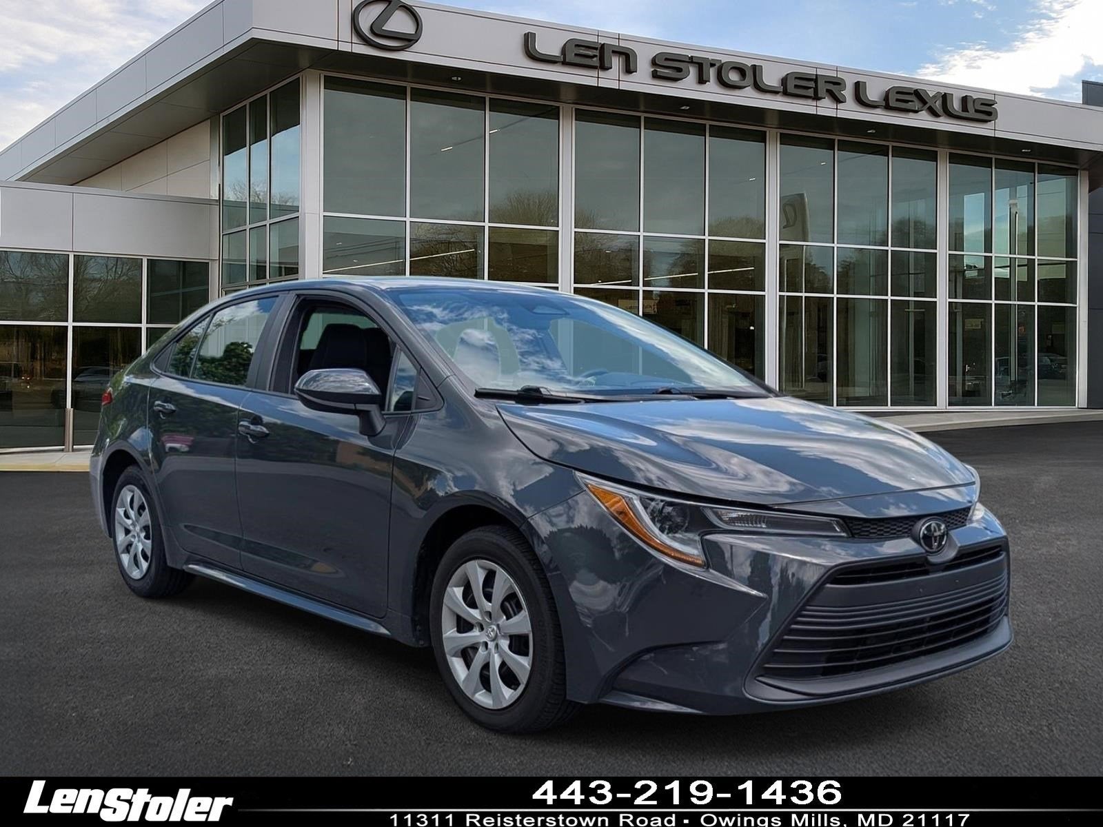 2023 Toyota Corolla LE in Underground — front three-quarter view