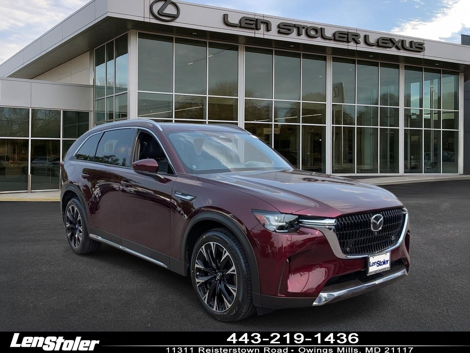 2024 Mazda Mazda CX-90 PHEV Premium Plus in Artisan Red Premium — front three-quarter view