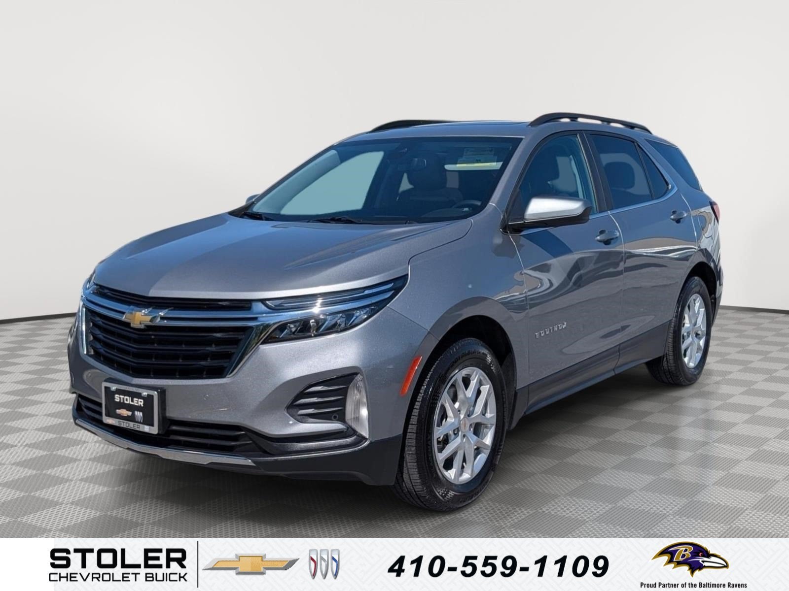 2024 Chevrolet Equinox LT in Sterling Gray Metallic — front three-quarter view