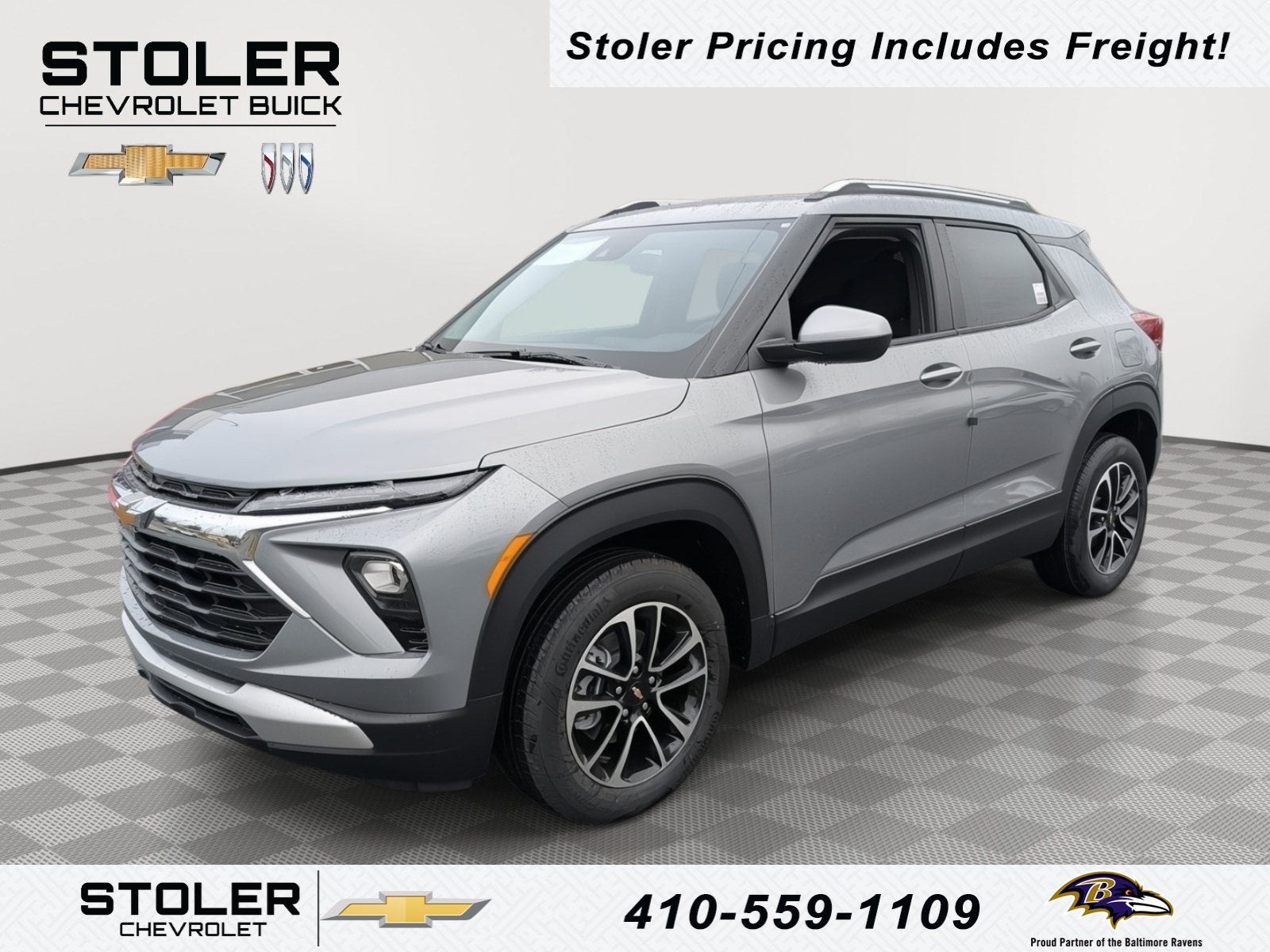 2026 Chevrolet Trailblazer LT in Sterling Gray Metallic — front three-quarter view